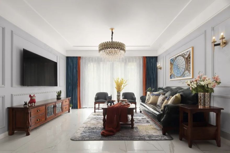 鹭岛荣府 220㎡现代美式轻奢家,温馨实用又充满艺术气息-47