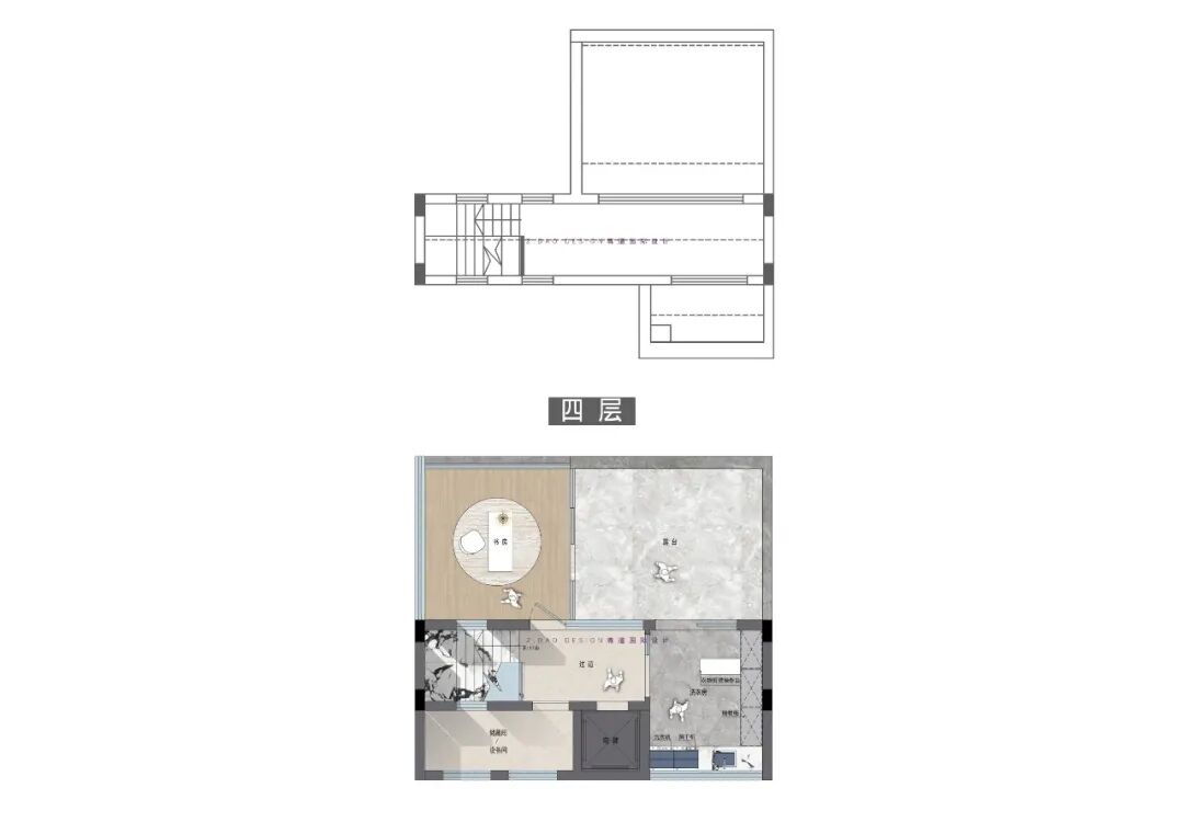 龙湖丽丰·西宸原著400㎡静奢风别墅(《喜 棠》)丨尊道国际设计-171