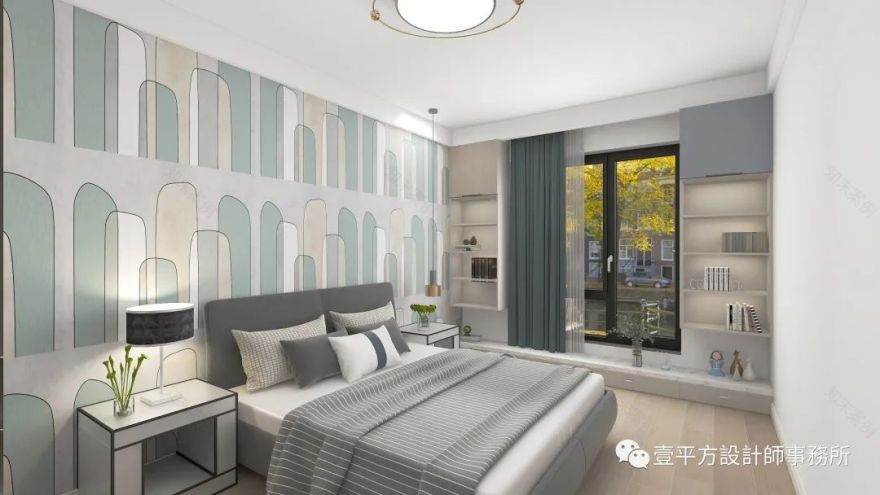 机场附近轻奢风老房改造丨ONE SQUARE DESIGN FIRM-12