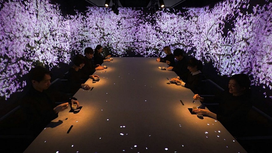 东京银座 teamLab 美食艺术空间-12
