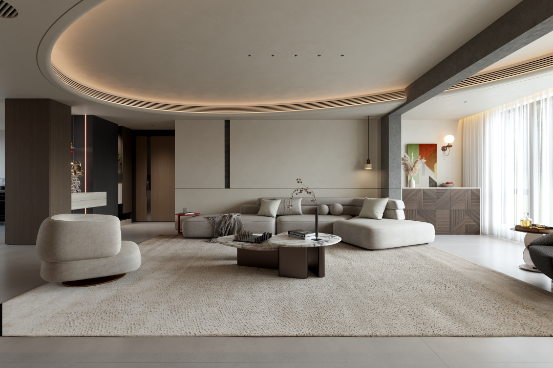 置地中心大平层丨中国合肥丨安徽印空间设计事务所-2