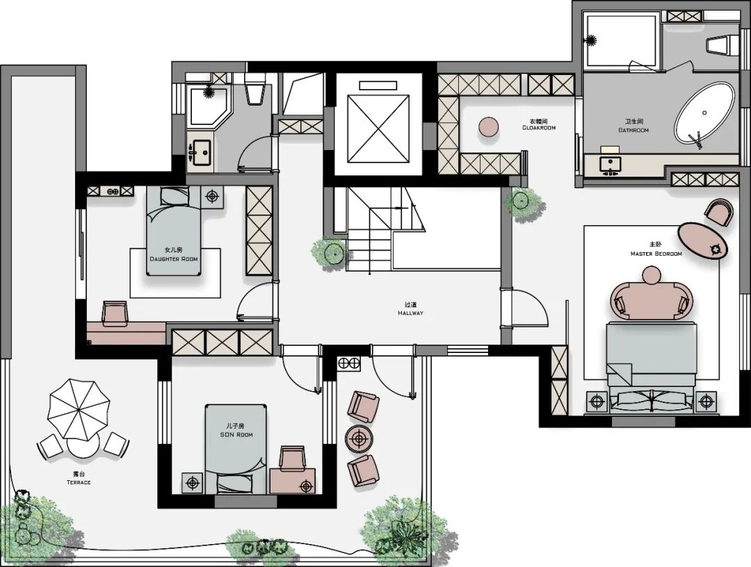简狄实景案例|《光影之境》|双客厅+三面落地窗,凌空而居,不亦乐乎。-24