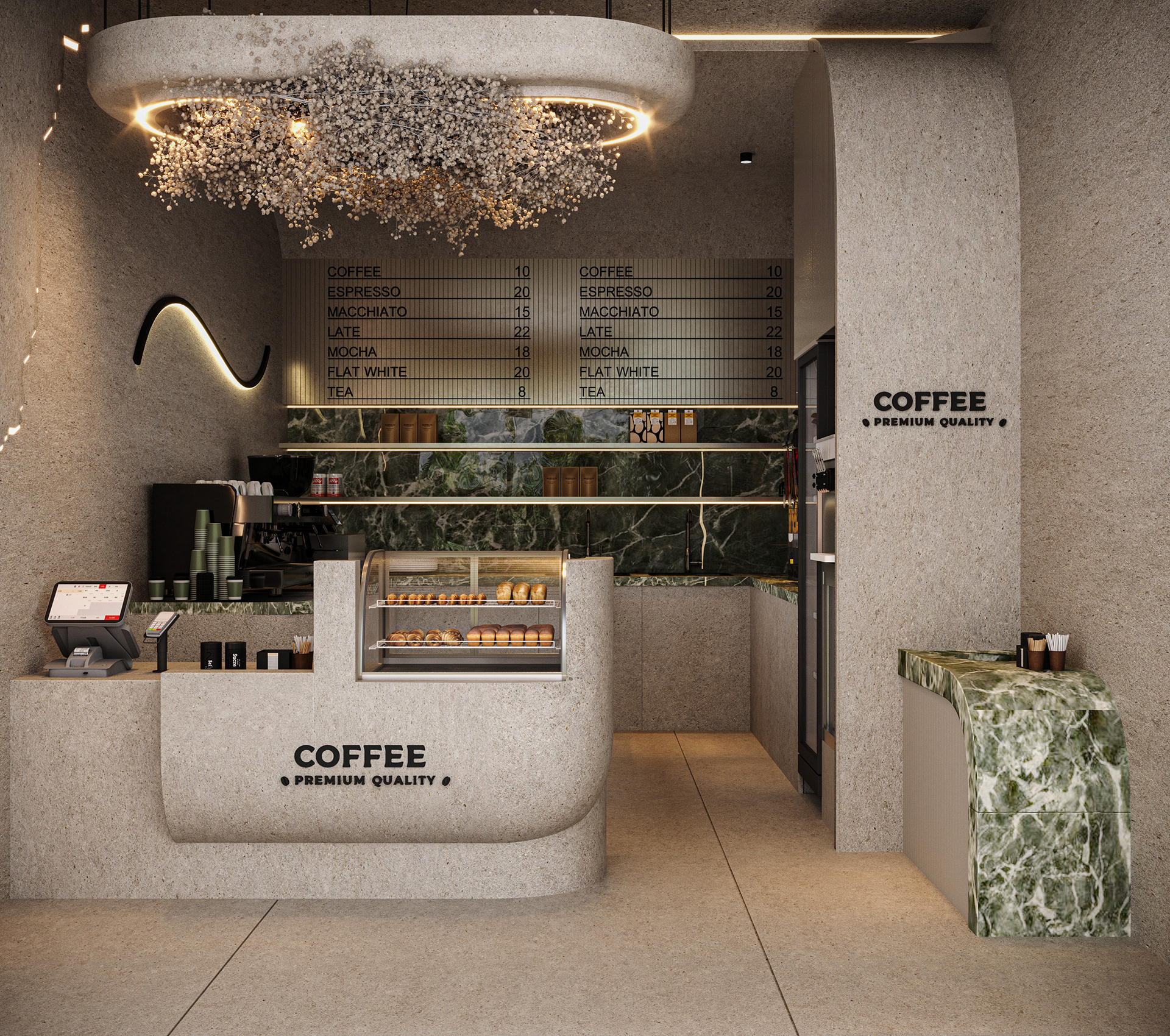 面包店丨阿联酋丨High Scale Interiors-4