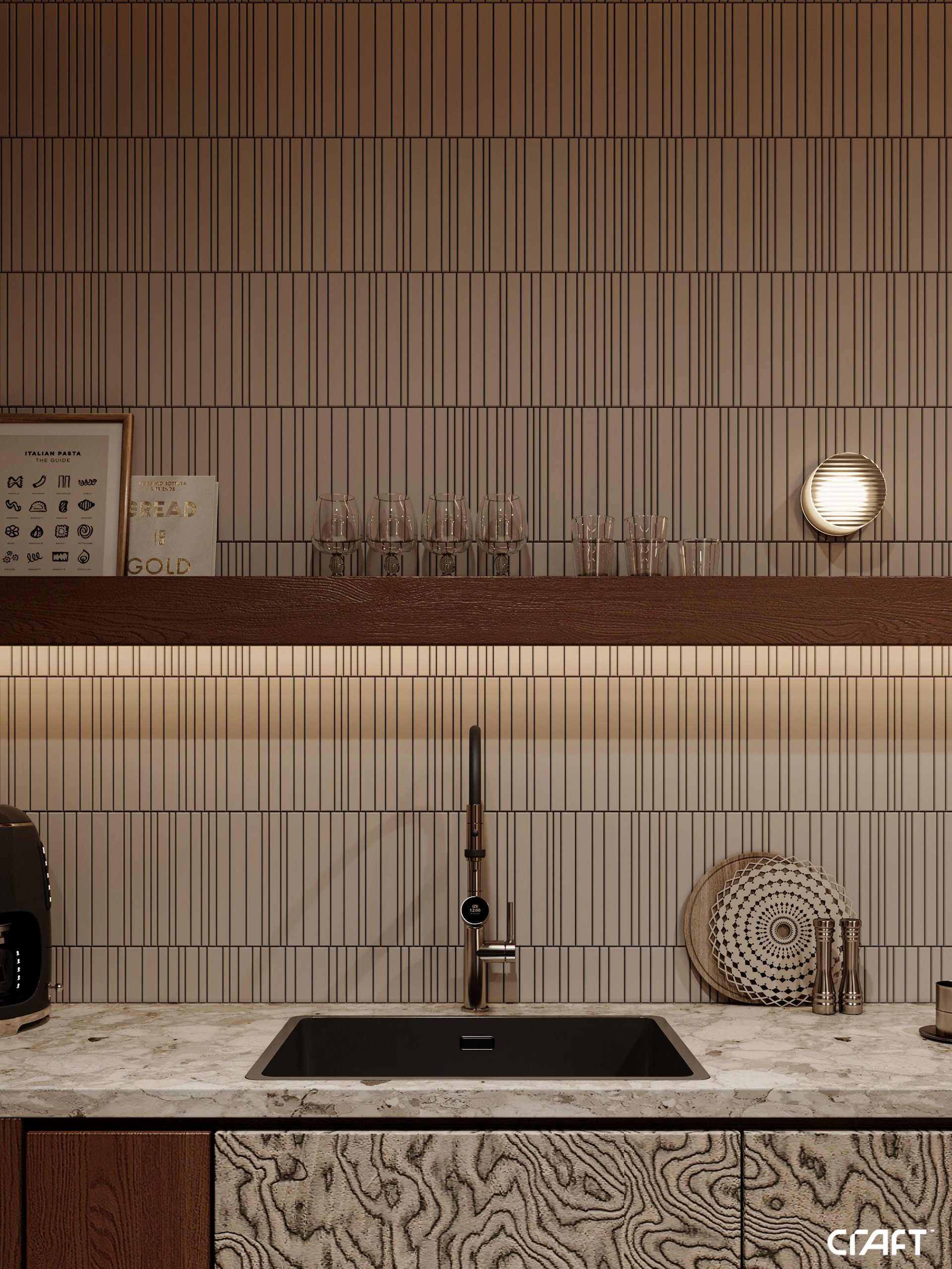 起居空间·健身房·小厨房丨沙特阿拉伯丨Square Meter Office-31