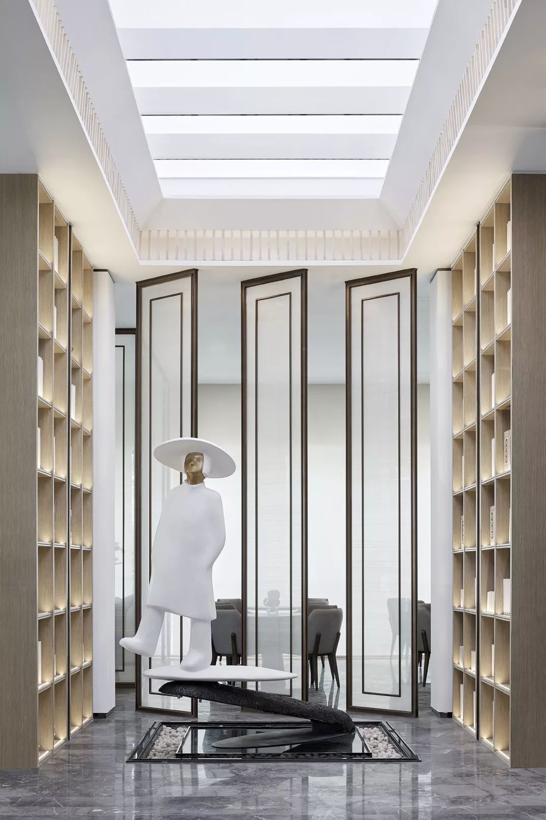 建业桂园销售中心 | 幽境中的艺术空间-16