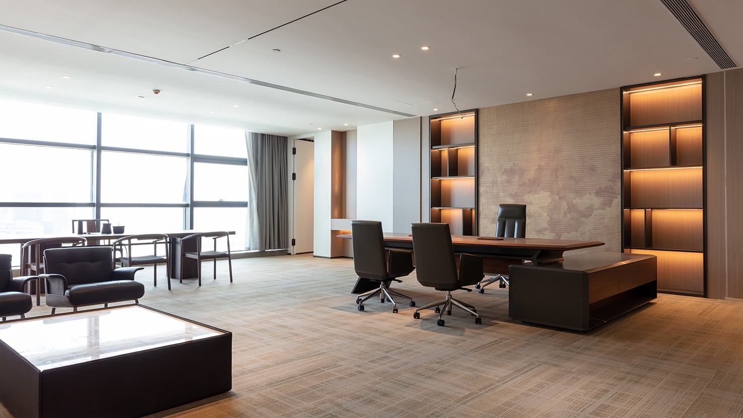 蓝天集团郑州龙湖金融岛办公空间丨中国郑州丨河南素颜软装设计有限公司-8