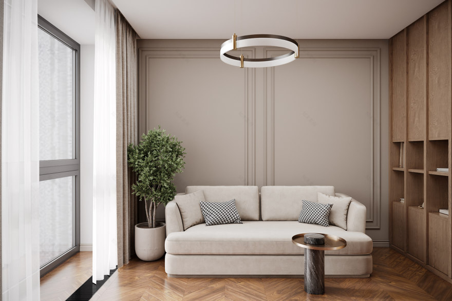 ЖК "RiverSky" 三室公寓可视化项目丨俄罗斯莫斯科-30