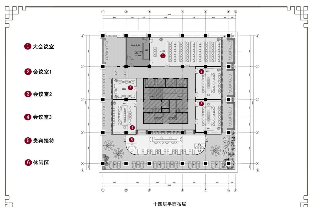 
长春九鼎泰和办公楼公共空间设计 -21