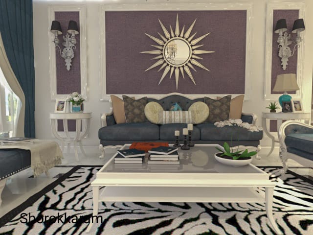 Modern living room using Max. Corona. Ps-3