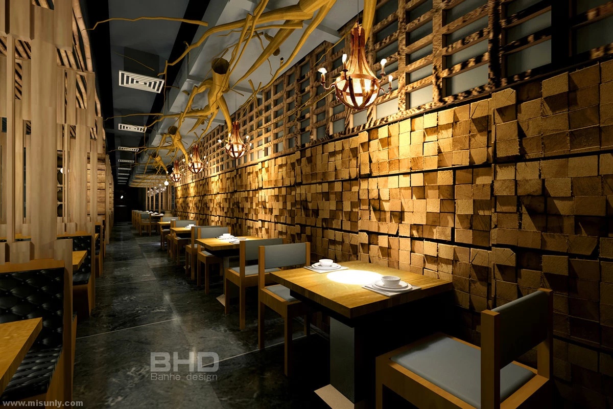 广西南宁原始部落火锅餐厅/刘魏诚 - 米尚丽零售设计网 MISUNLY- 美好品牌店铺空间发现者-5