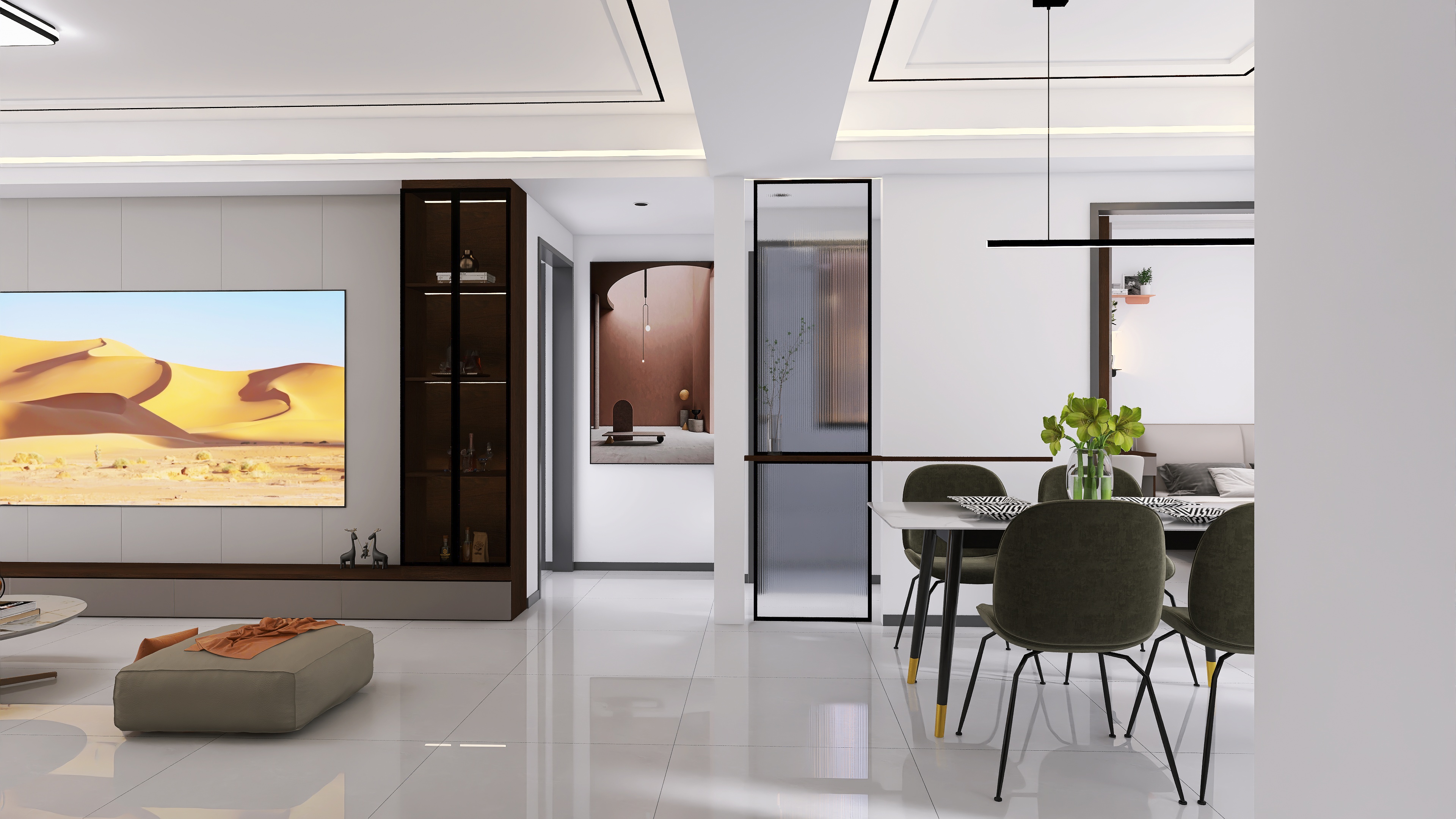 客餐厅局部效果展示-2