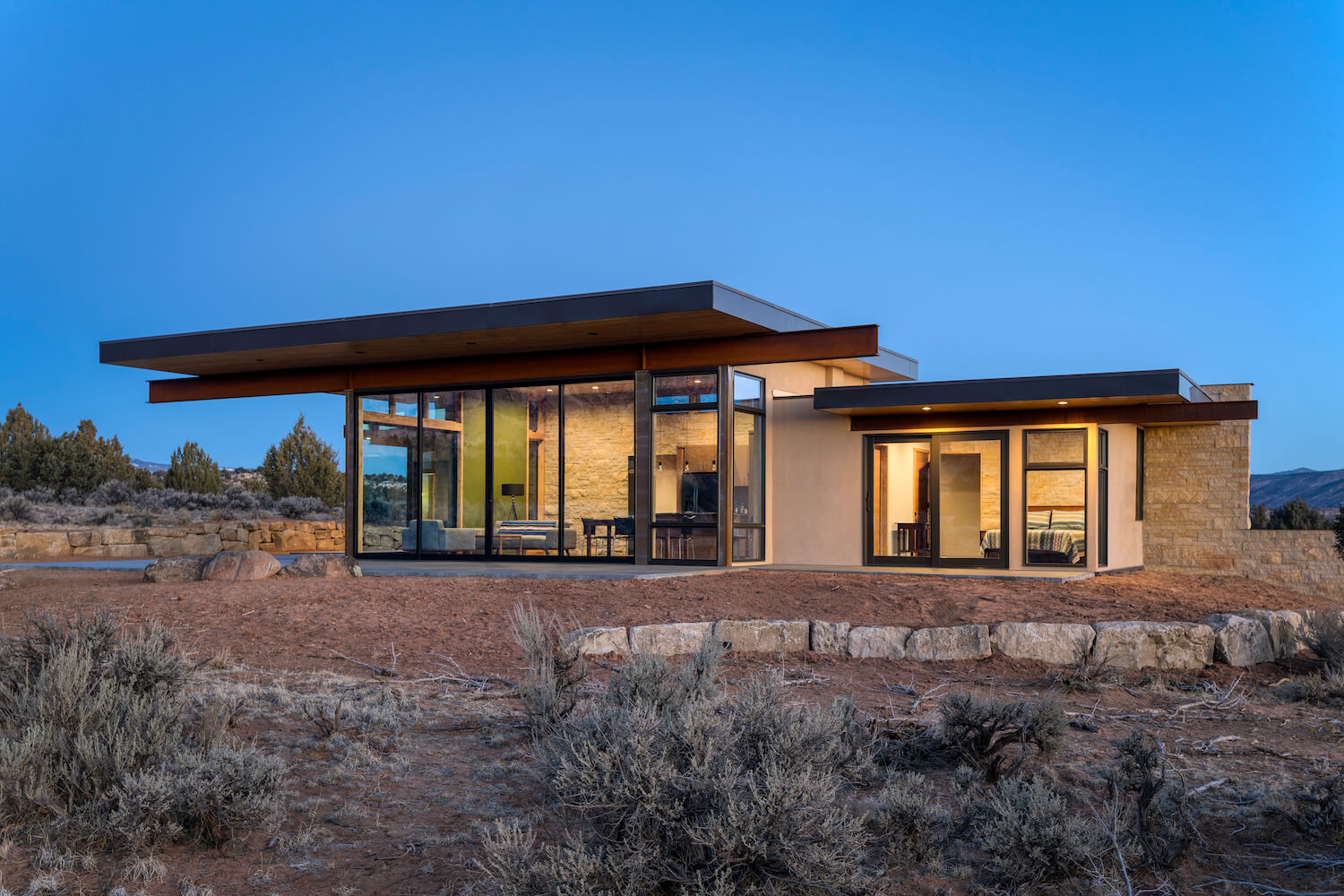 by Coates Design 位于美国犹他州的埃斯卡兰特住宅                     -7