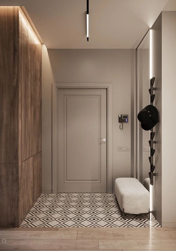 现代简约玄关设计-70