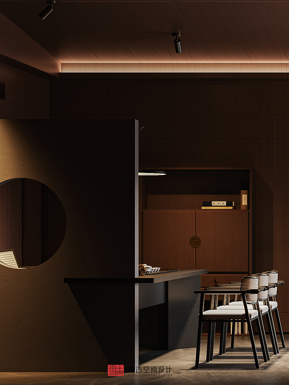 湘意创意菜餐厅丨盘古空间设计-27