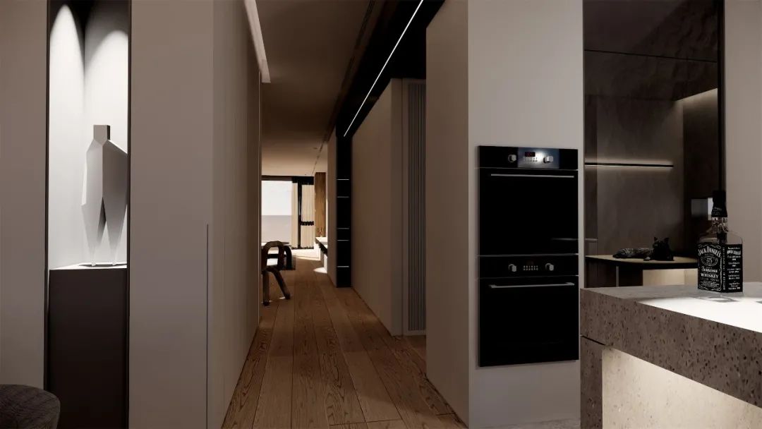 彭博设计 | H 宅 | 现代简约,互动生活-26