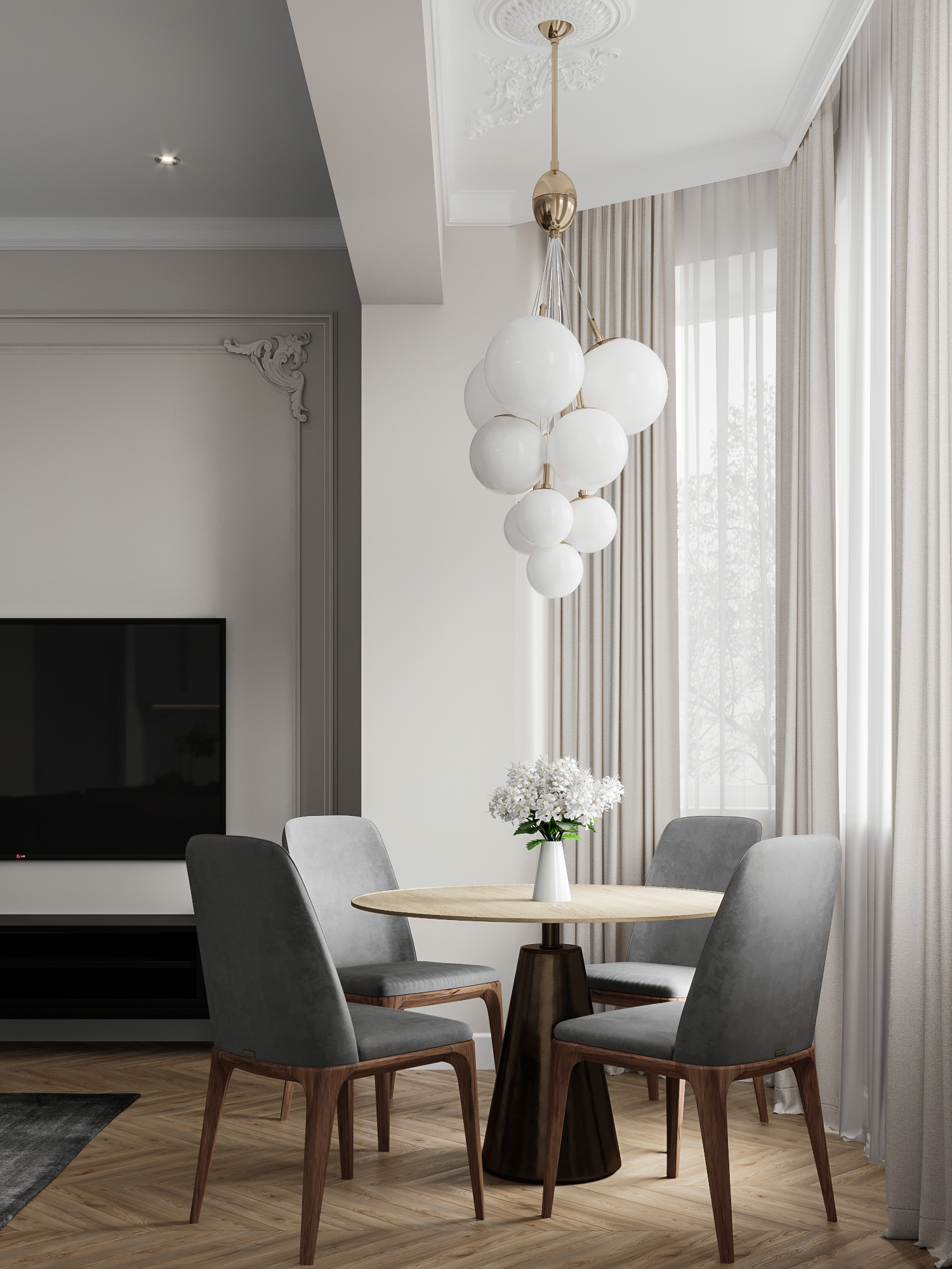 Визуализация кухни-гостиной г. Ярославль.-0