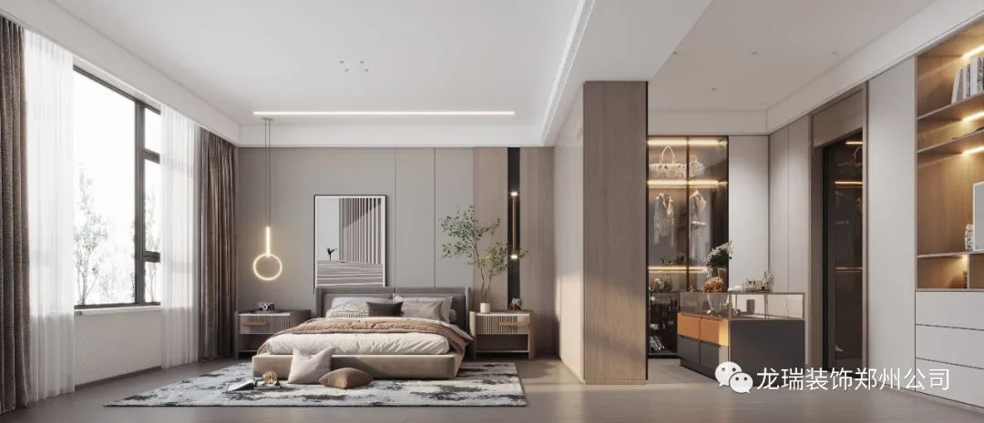 普罗理想国300㎡现代简约风丨郑州龙瑞装饰工程有限公司-30