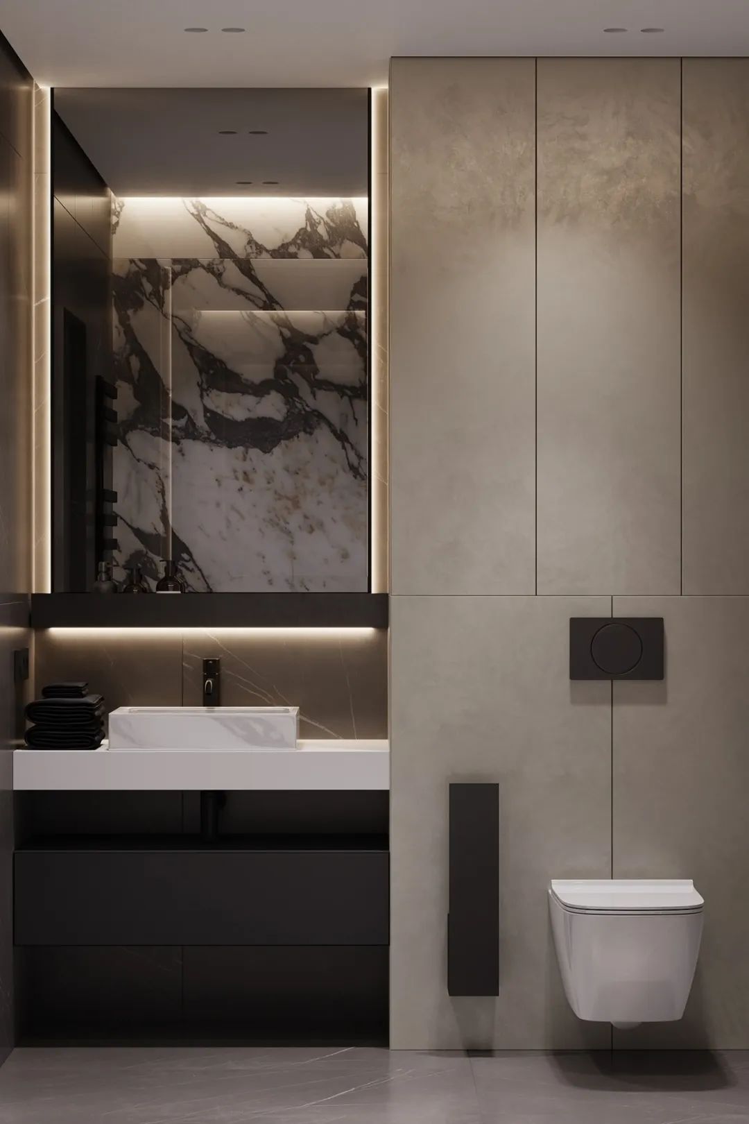 127㎡顶层复式简约干练公寓设计丨KYDE.architects-19