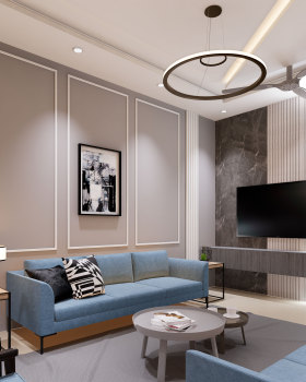 Lounge Interior Rendering