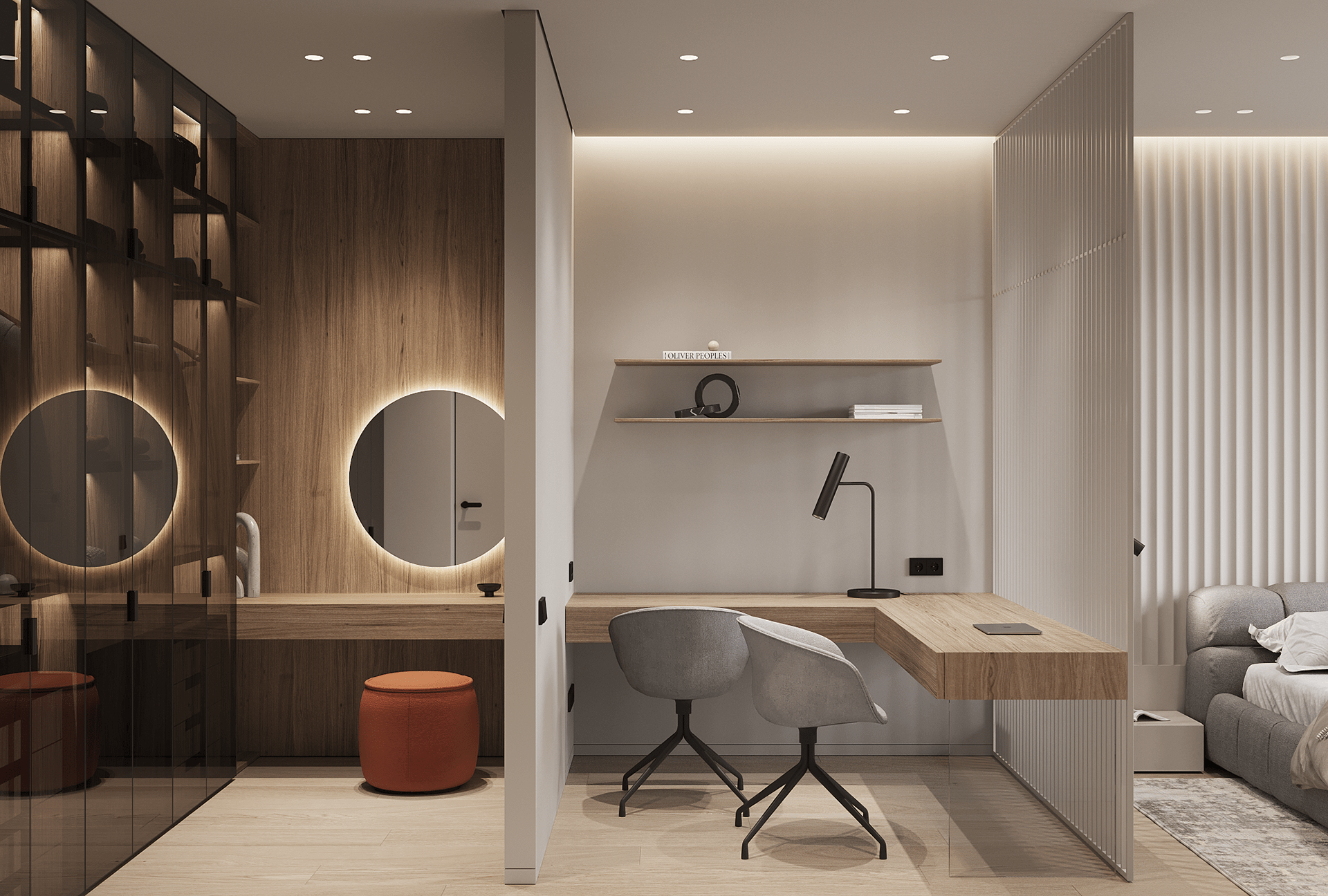 84㎡现代简约二居室丨OD design studio-43