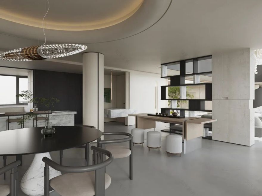 侘寂现代风 · 回归自然的城市住宅设计丨红柏设计-35