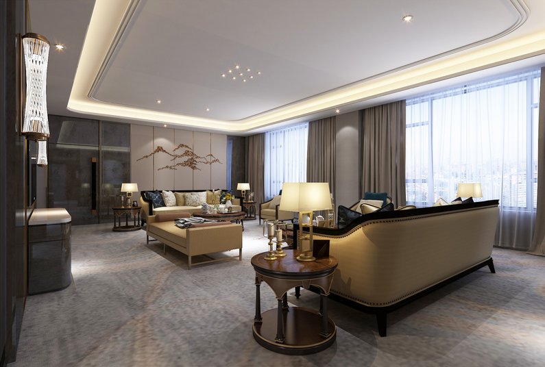 银川瑞吉酒店设计方案鉴赏|银川酒店设计装修公司推荐-2