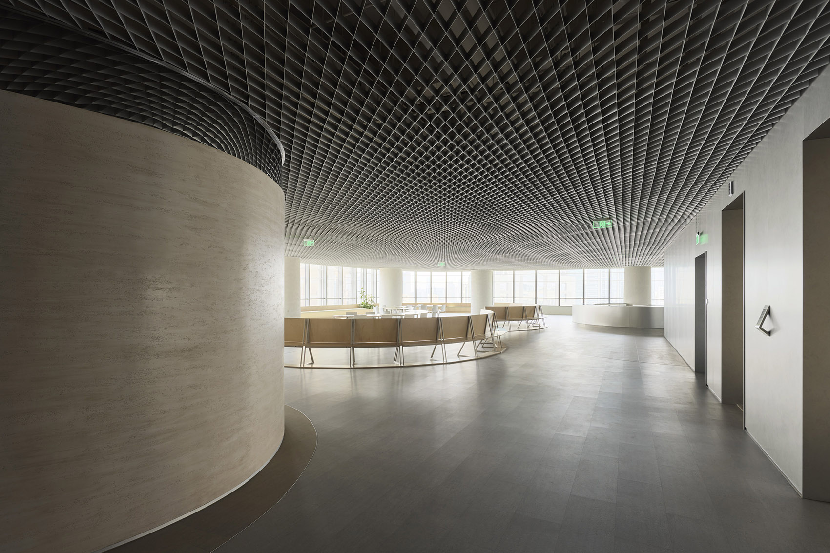 梯度与适度·陆家嘴某资产管理公司室内设计丨中国上海丨HCCH合尘建筑-91