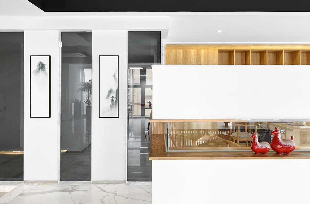 素雅写意，80 平米全开放式写字楼办公空间设计-15