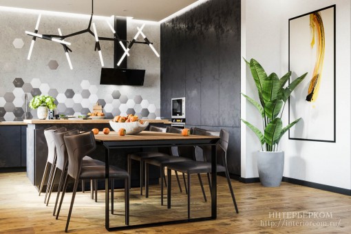 克拉斯诺达尔郊区住宅室内设计丨俄罗斯克拉斯诺达尔丨工作室“Интерьерком”-3