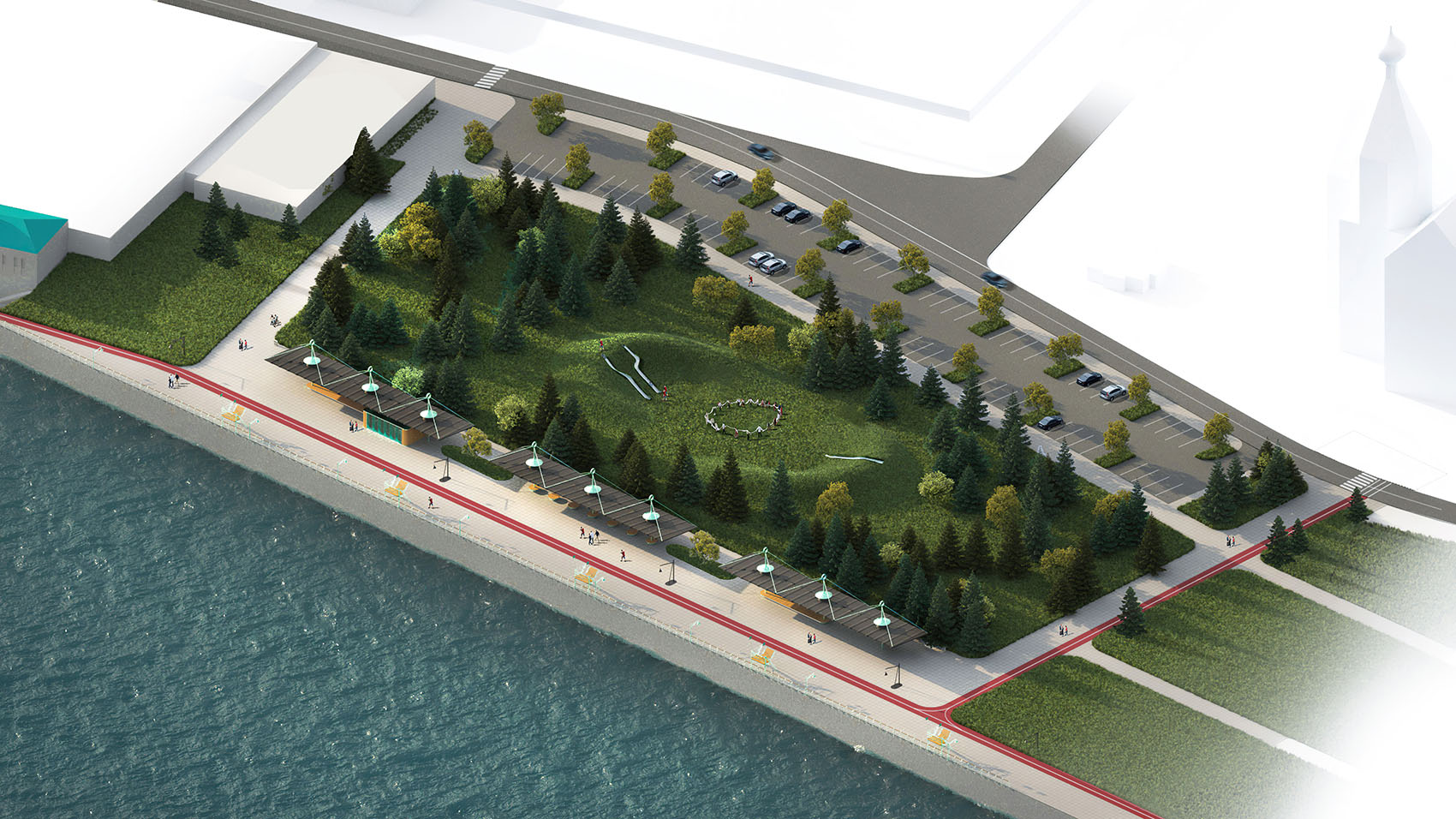 OKA 滨水长廊丨俄罗斯诺夫哥罗德丨Megabudka Architecture Bureau-11