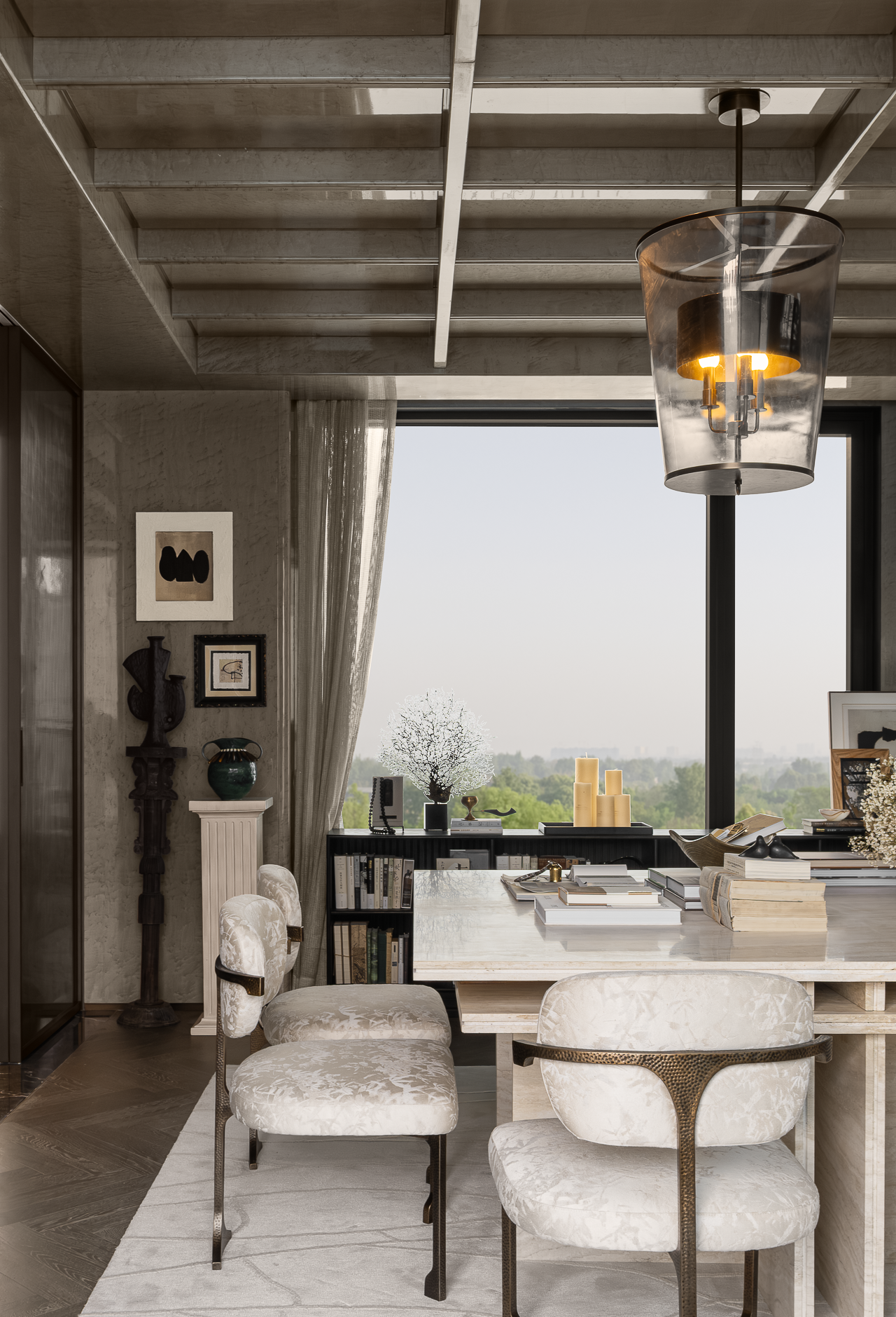 绿城·杭州宸风逸庐390㎡样板间丨中国杭州丨飞视设计,春山秋水-35