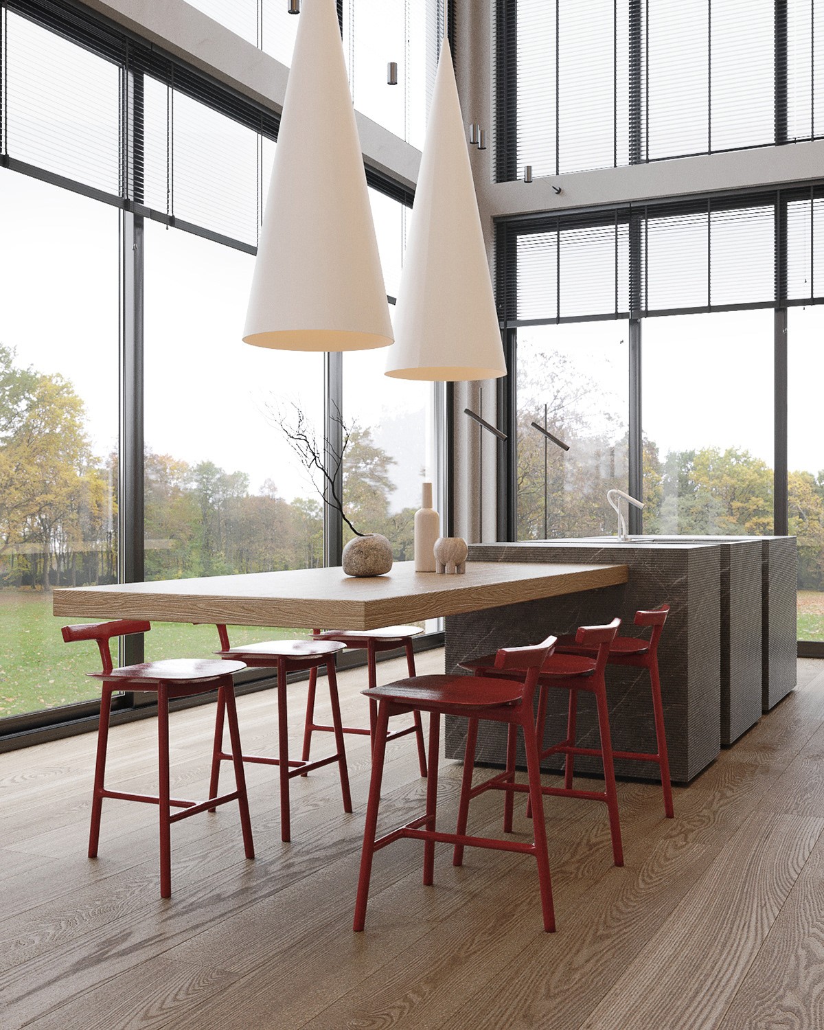 简约挑空别墅设计-3