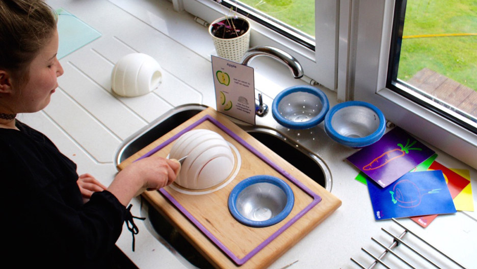 Safe Slice kitchenware aims to teach children about portion control