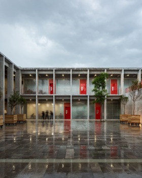环形中央广场设计 塑造学习空间