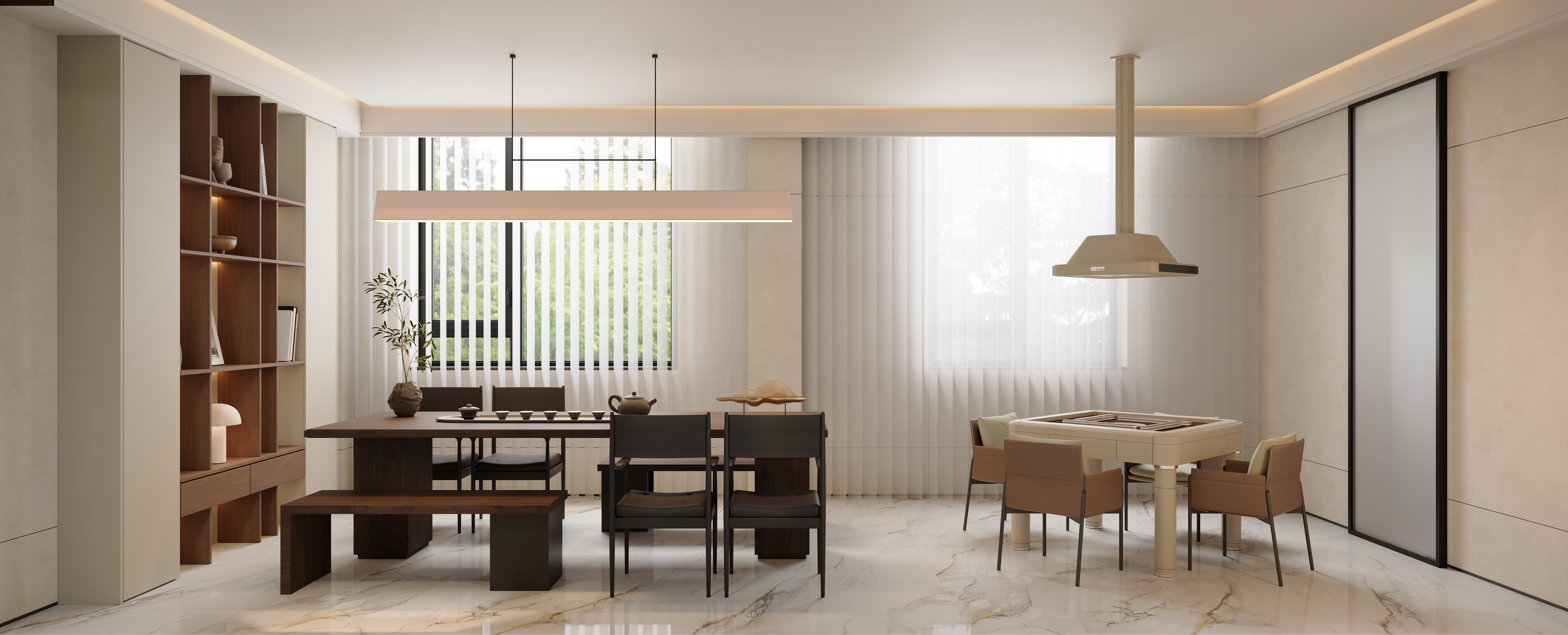 新作 现代极简挑空别墅-22