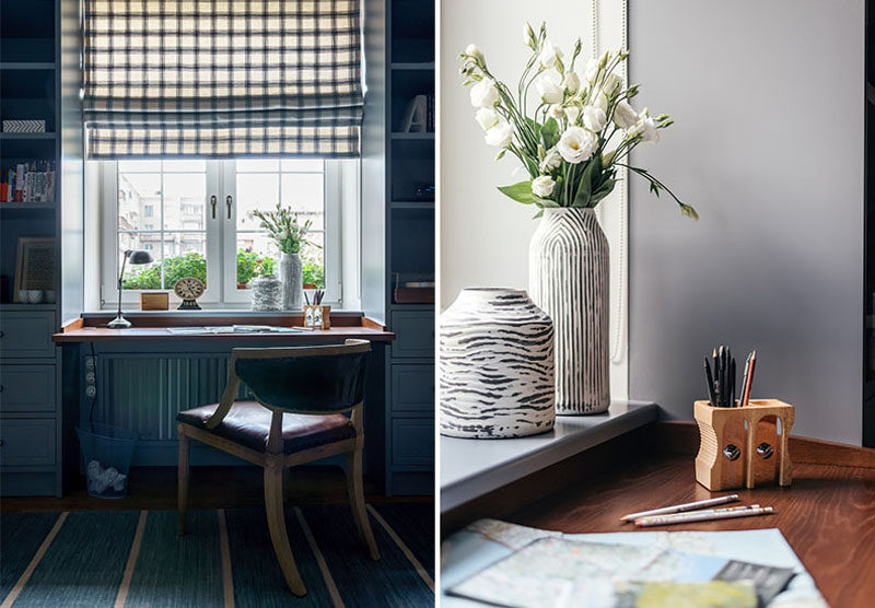 蓝黄对比下的现代家居设计-13