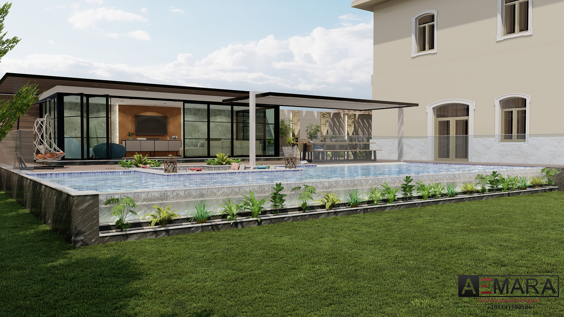 私人花园设计丨阿联酋丨AbdAllah Emara & Mohamed Emad-3