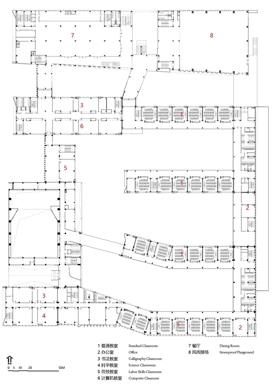 苏州工业园区星浦实验中学丨中国苏州丨苏州华造建筑设计有限公司-73