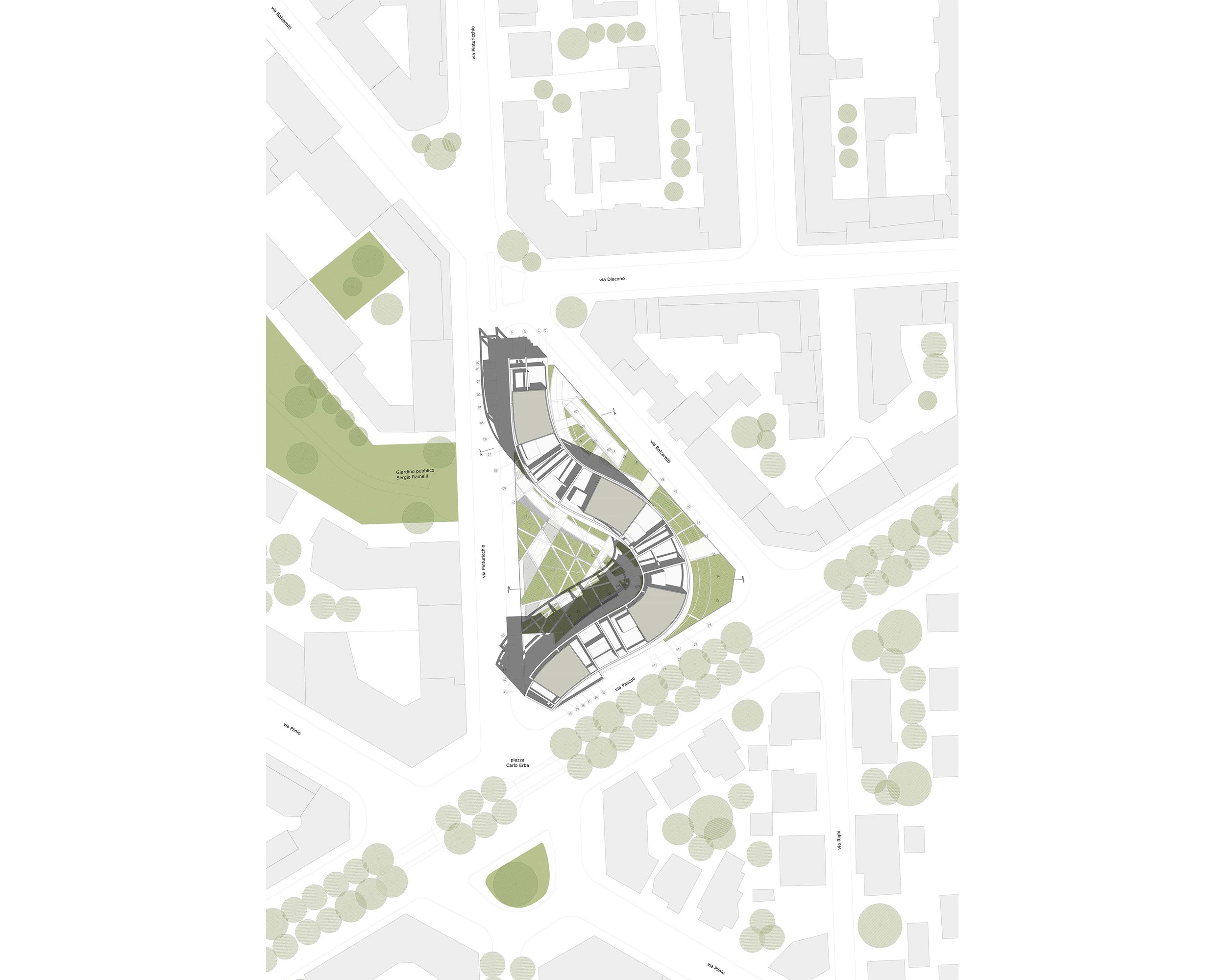 米兰 Carlo Erba 住宅楼 | 现代建筑与古典环境的完美融合-35