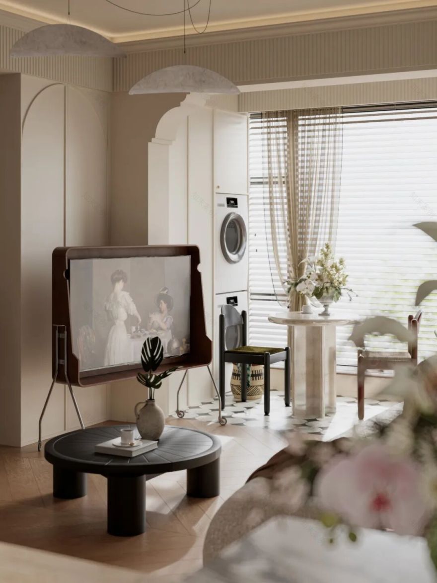 108m²法式美宅|温柔到骨子里的治愈系烟火气-35