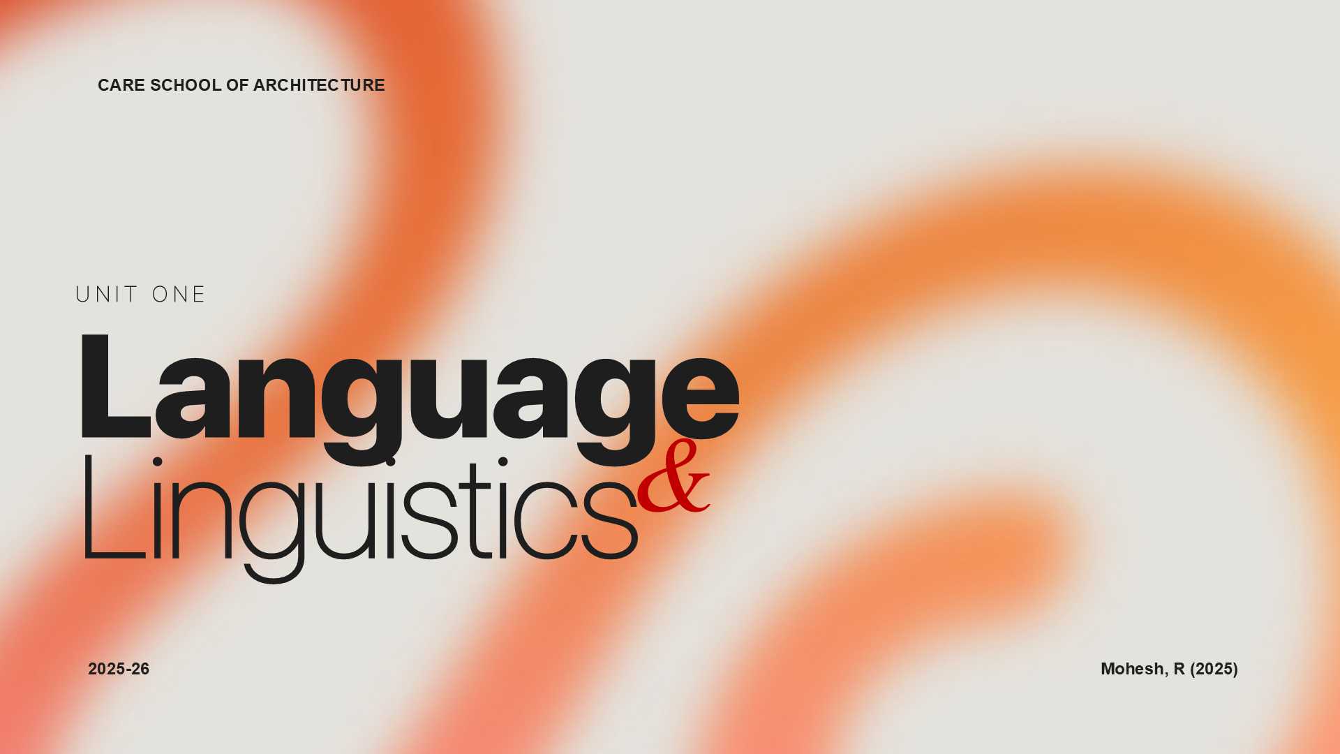 Language and Linguistics / English Lectures-0