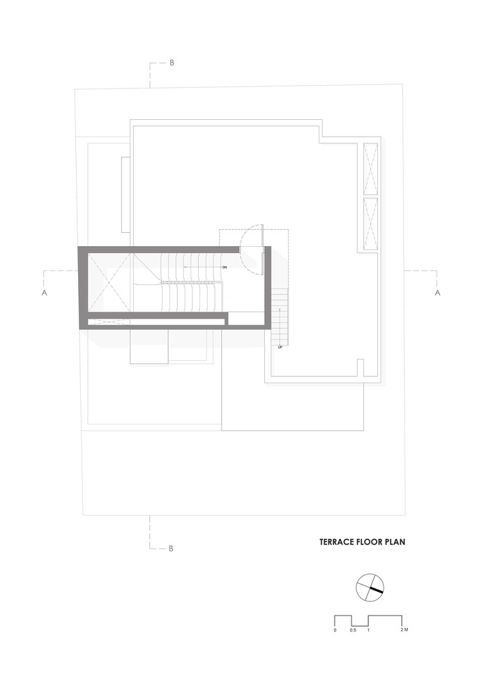 白色漂白之家 | 印度 Parvat Patiya 地区的现代简约住宅设计-41