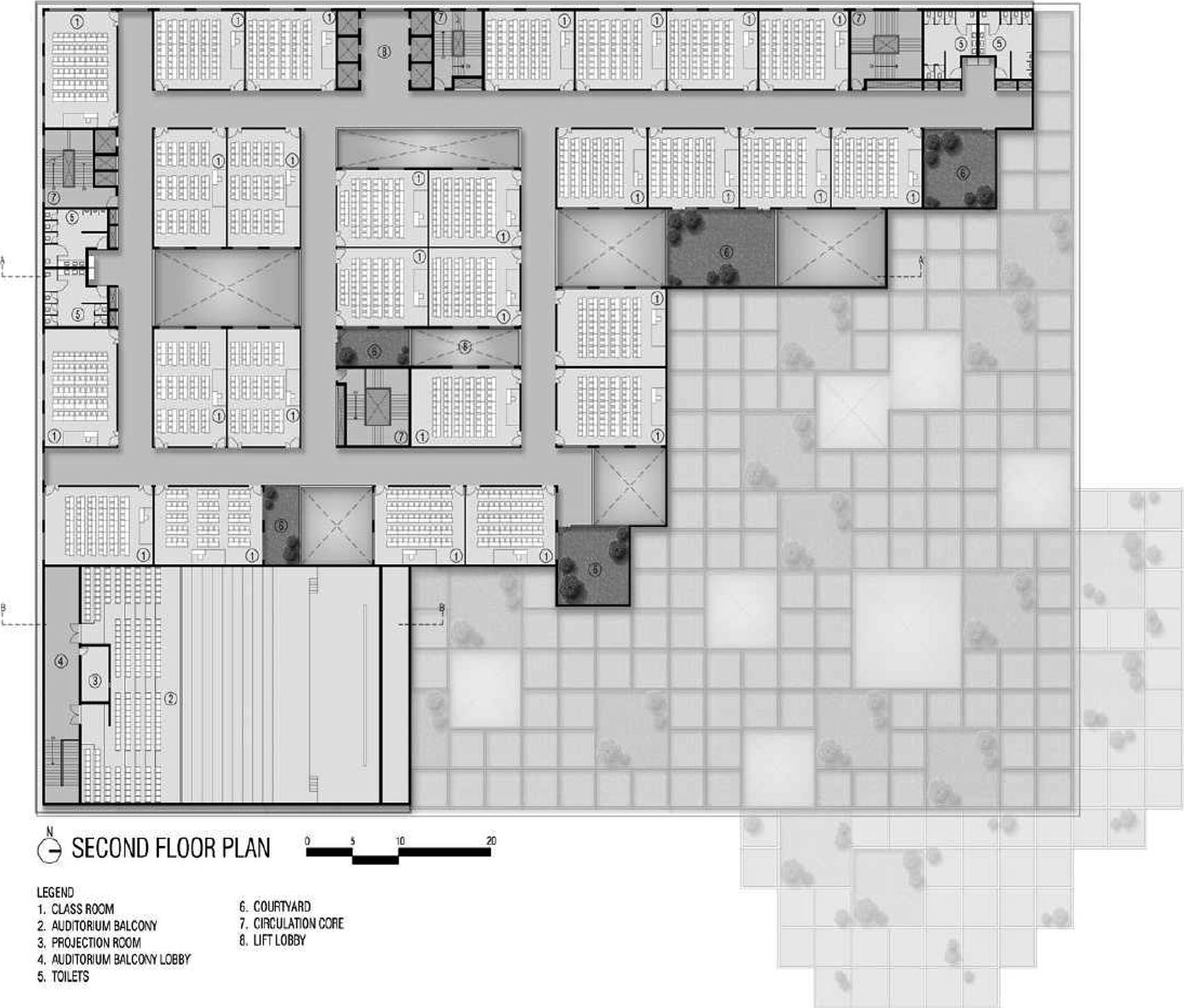 普瑞斯蒂吉大学丨印度印多尔丨Sanjay Puri Architects-52