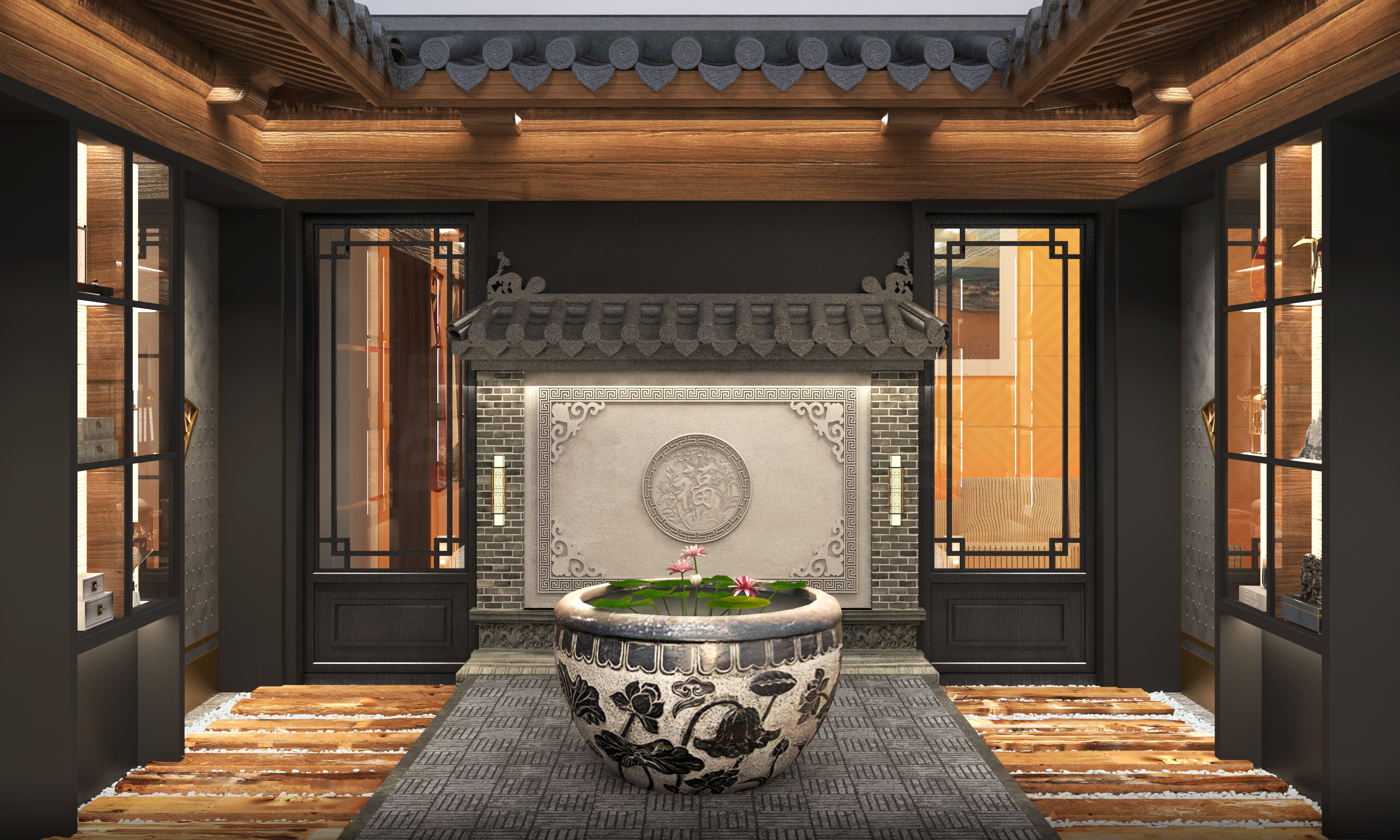 中式别墅美学：一宅一世界，一景一心境-6