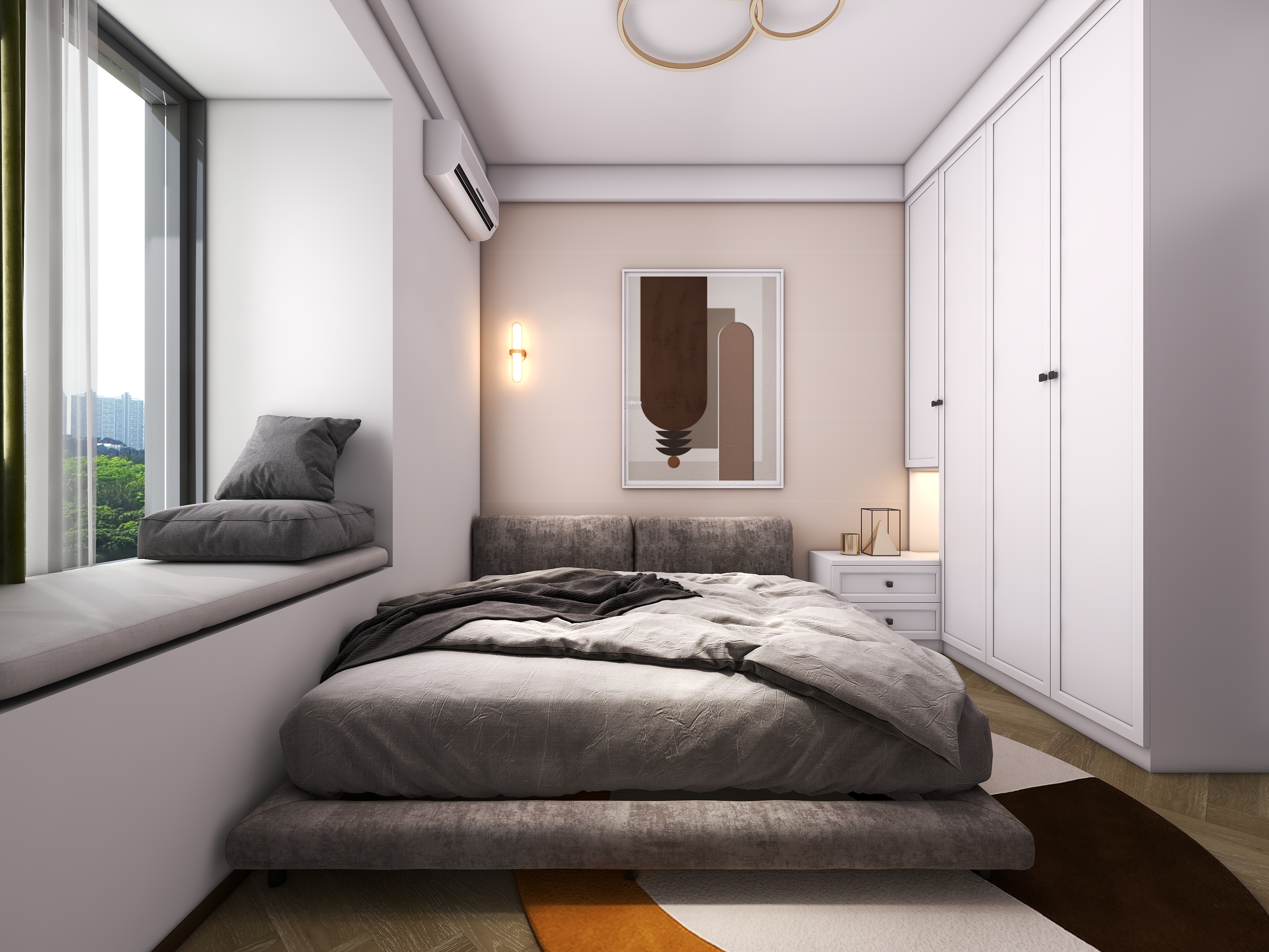 四川成都华府悦璟（115平方简约法式三居室）-43