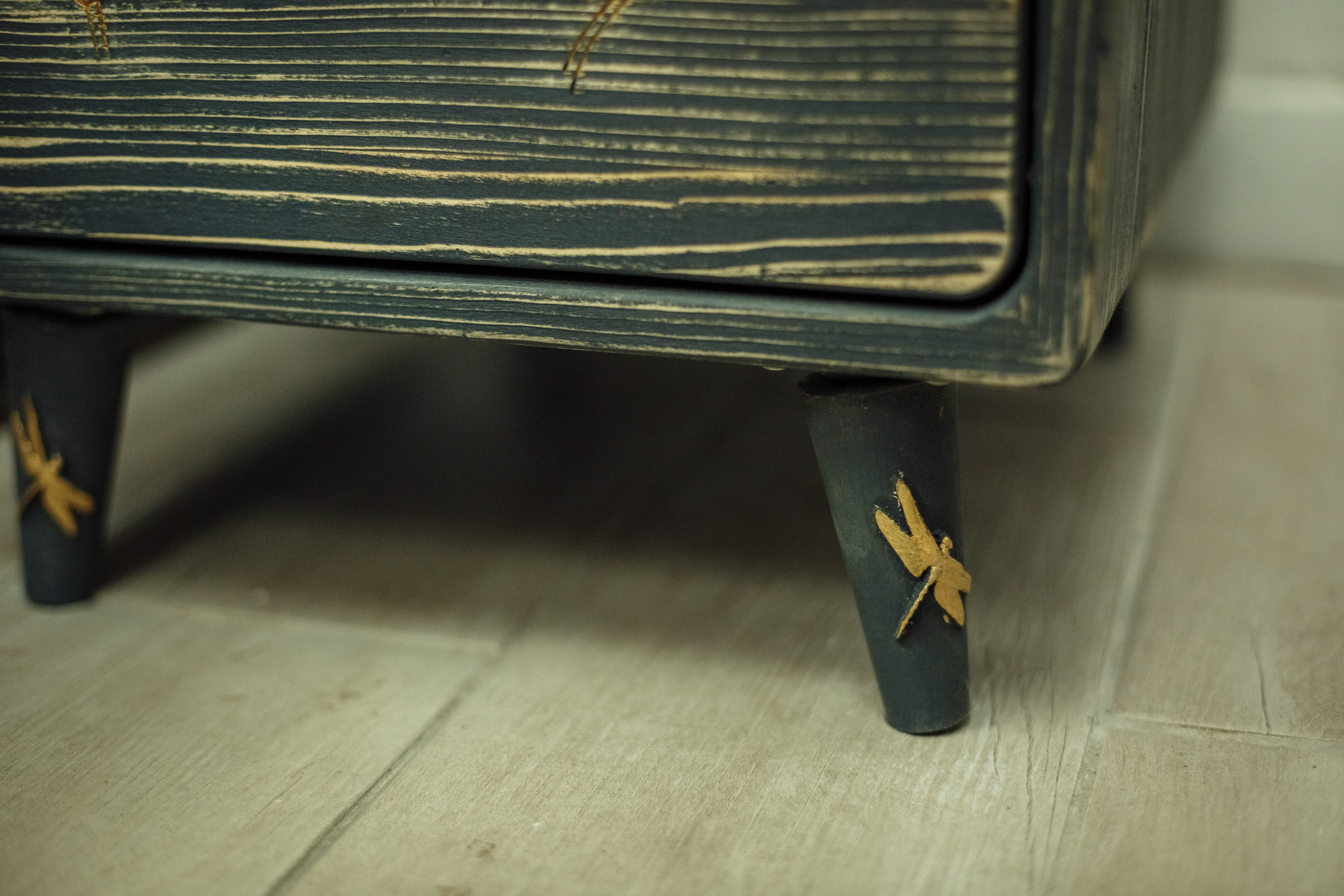 实木床(田野罂粟)卧室套装设计-8