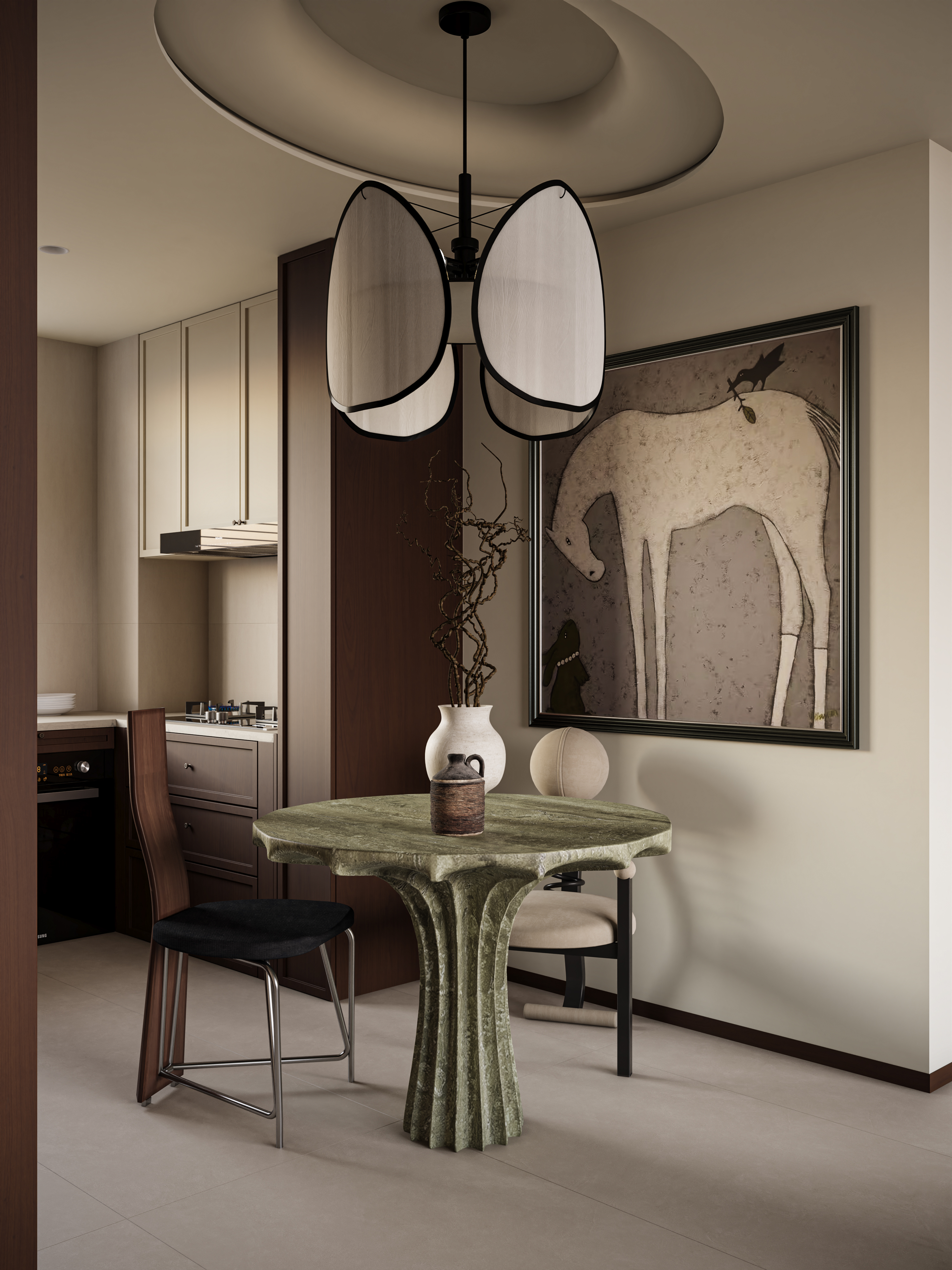 近期渲染 | 中古现代-3