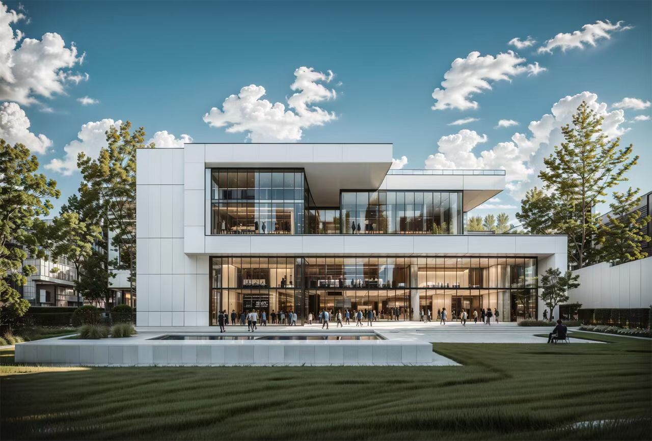 这些设计真的很干净​#建筑设计-5