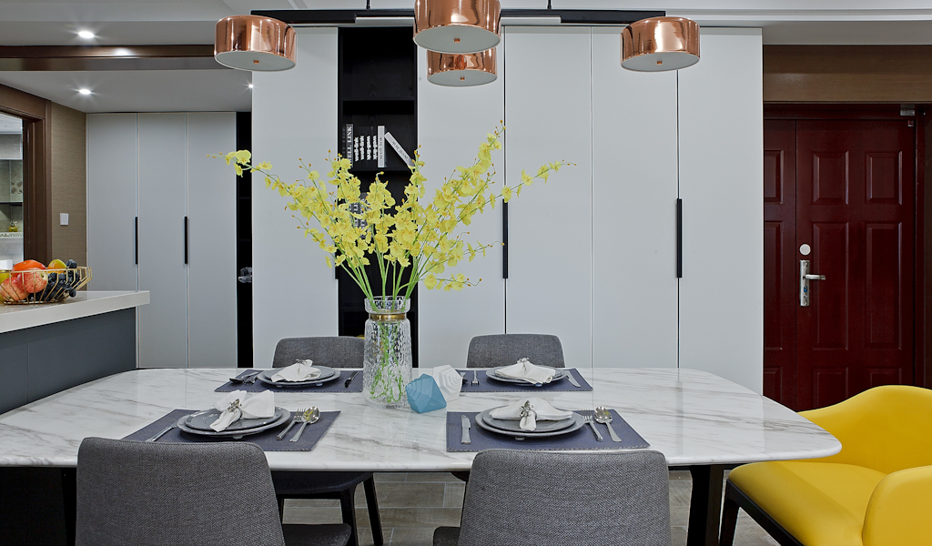 空间摄影作品分享-家装实景 长岛府 北欧风-14