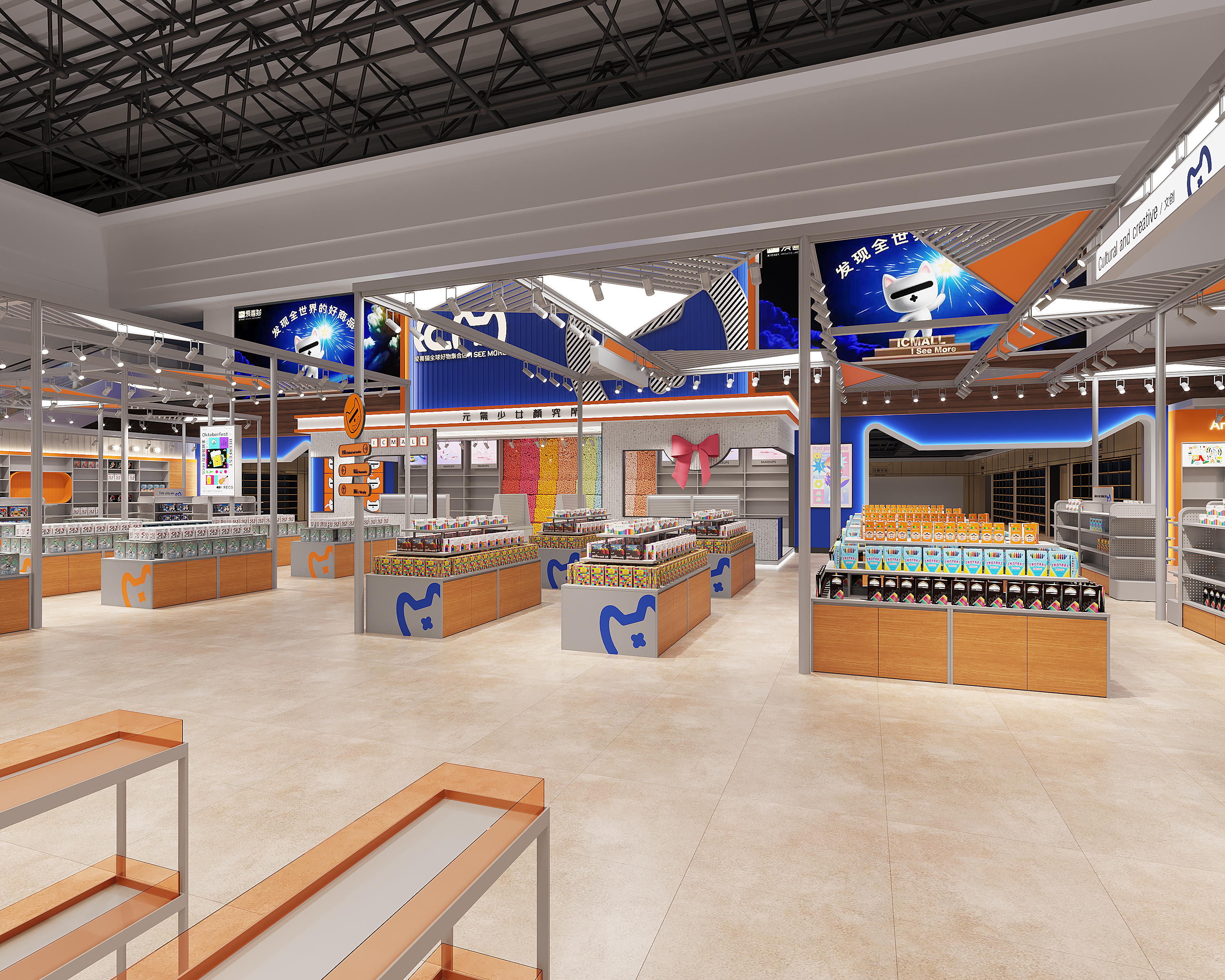 爱喜猫全球好物集合店设计丨中国浙江丨三景装饰-17